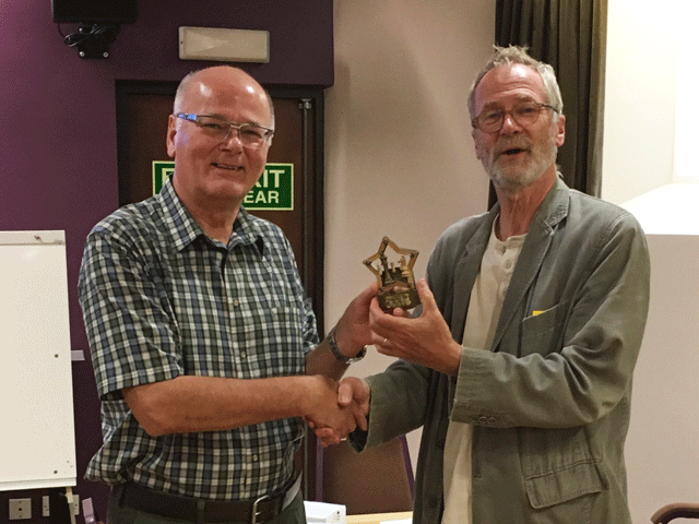 Tony Tatam (Plymouth) was Rapidplay Player of the Year.