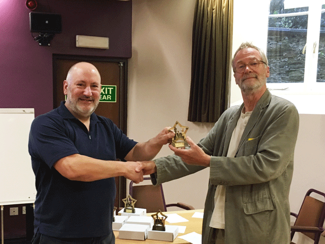 Mike Hussey (Newton Abbot) was the other joint winner of the Division 3 Player of the Year award.